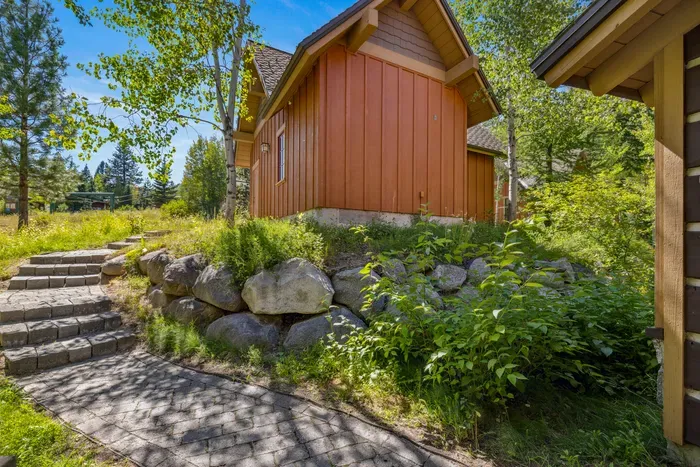 View from the front door of your detached garage