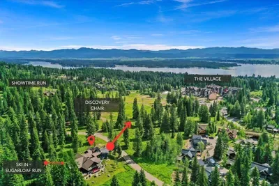 Sugarloaf Summit Estate is a TRUE ski in/out property + is walkable to the Village--the Sugarloaf Run brings you directly to the back of the home, with ski-out access off the front; the Discovery Chairlift and Learning Area are located right in front of the home as well--PRO TIP---Tamarack Resort offers free lift tickets for the Discovery Chairlift and Learning Area