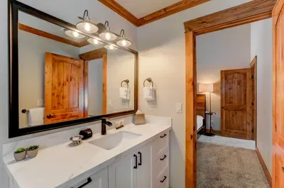 Ensuite baths keep mornings easy and lines short