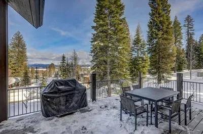 Fire up the grill while kids make snow angels in the yard