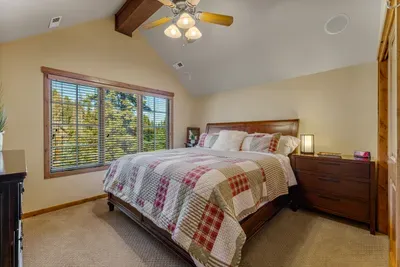 Enjoy the luxury of a king bed and the tranquility of your own space, ensuring you wake up ready for another day of adventure