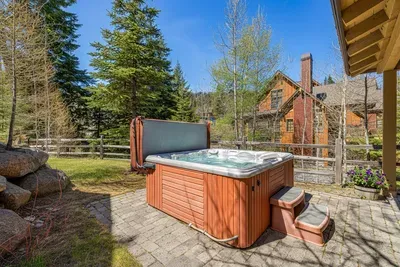With an open space behind the home, you can enjoy the sights and sounds of nature right from your outdoor retreat