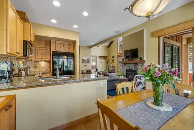The open concept space keeps everyone in the conversation
