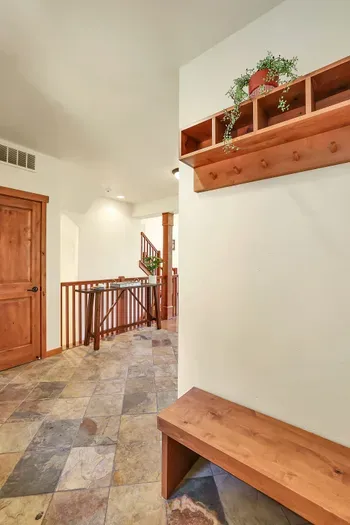 Efficient Storage Solutions: The main floor features ample storage space, providing a clutter-free environment for your gear and essentials, ensuring a tidy and organized stay