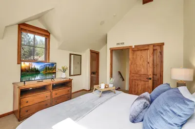 Privacy and Comfort: Situated on the second floor, the primary suite ensures extra privacy, allowing you to unwind in tranquility after a day of adventure