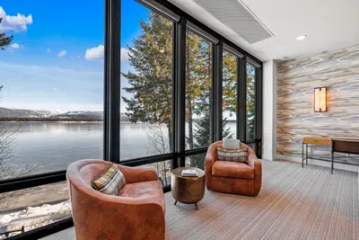 Views that inspire--natural light, lake views, you may never want to leave