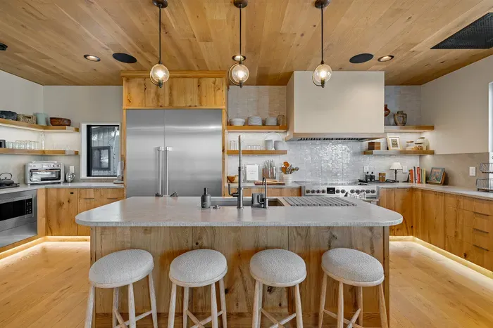 Chef’s kitchen built for real cooking, holidays, and big group dinners.