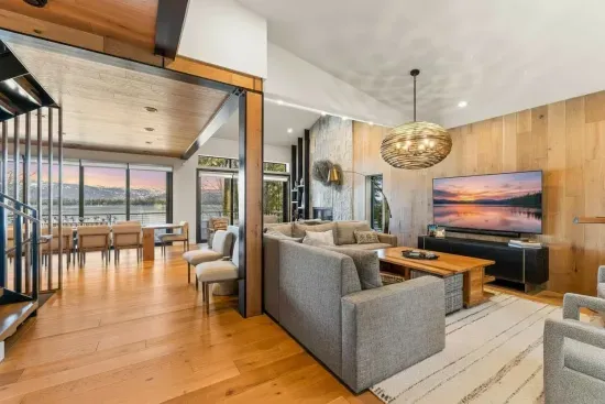 Great room made for lake days and long, easy evenings with your favorite people.