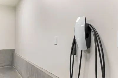 Tesla EV charger ready for your next electric road trip to McCall.