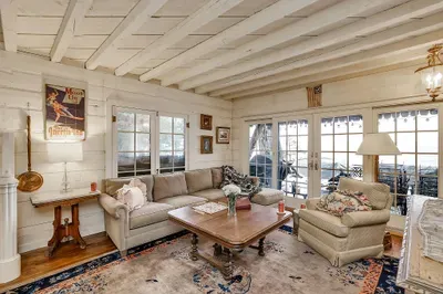 Rainy day? No problem. You’re practically on the water, wrapped in windows