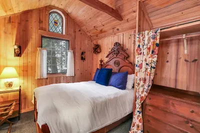 A full bed, private bath, and just enough separation to feel like your own retreat