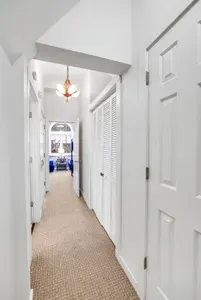 Two bedrooms and a full bath on the second floor
