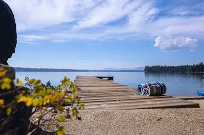 Tie up the boat, jump in for a swim, or sit and watch the sun go down—your private dock, your call.