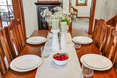 Cook, chat, and plan tomorrow’s adventures—the open kitchen keeps you connected to the living room and the conversation