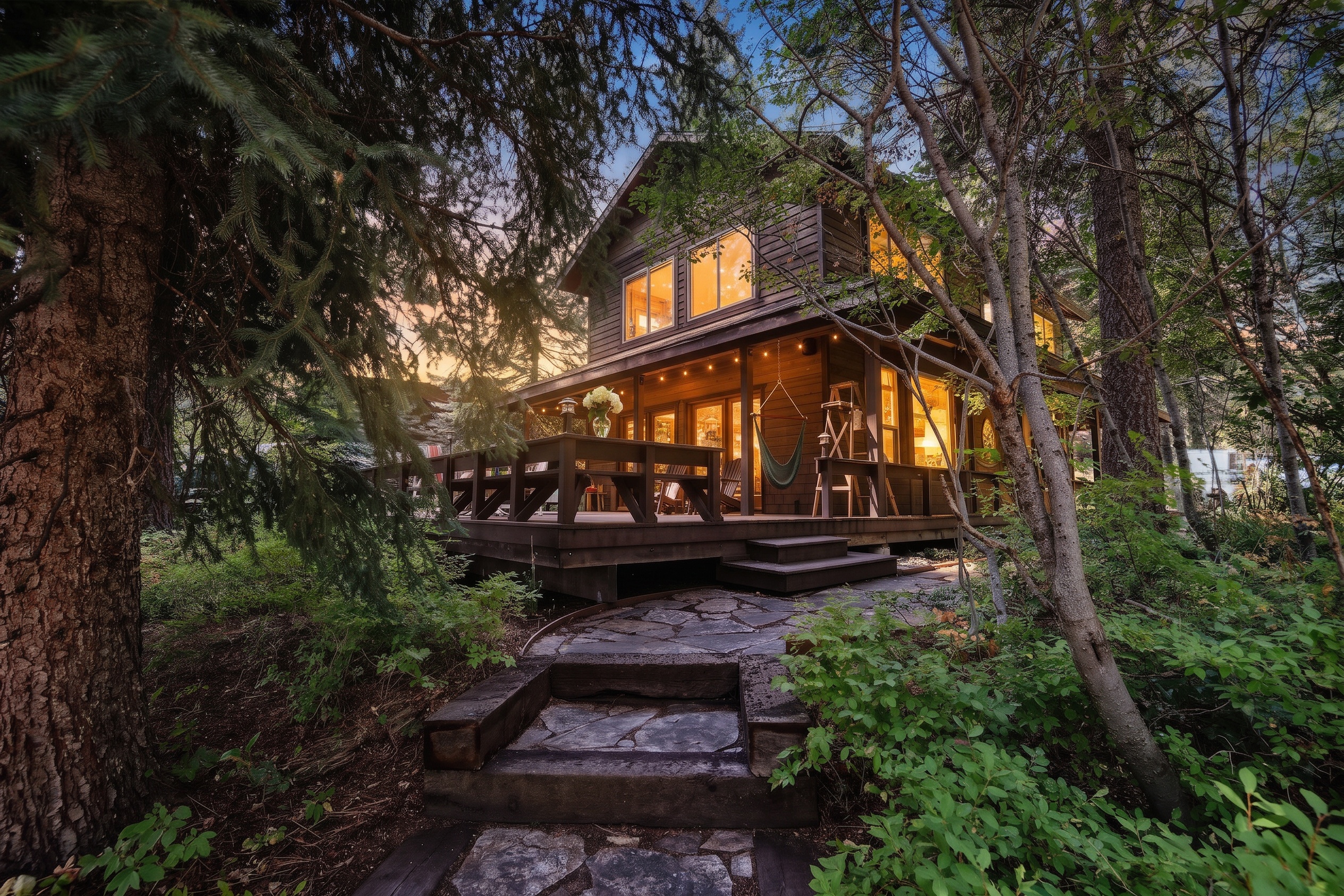 The Outpost is perfect for those looking to experience McCall at its most serene--surrounded by mature trees, with Payette Lake to the east, granite peaks to the west, and still just a short drive to downtown and Brundage Mountain Resort
