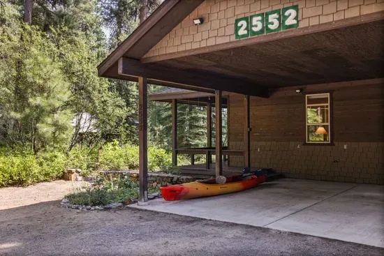 Take the two-seater kayak out for a spin--located at the property and free for guests to use as much as you'd like. Two adult life jackets and oars available for use as well