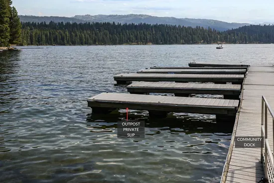 McCall at its finest! Stunning mountain backdrops surround Payette Lake, and with your own private boat slip it feels like your own private paradise