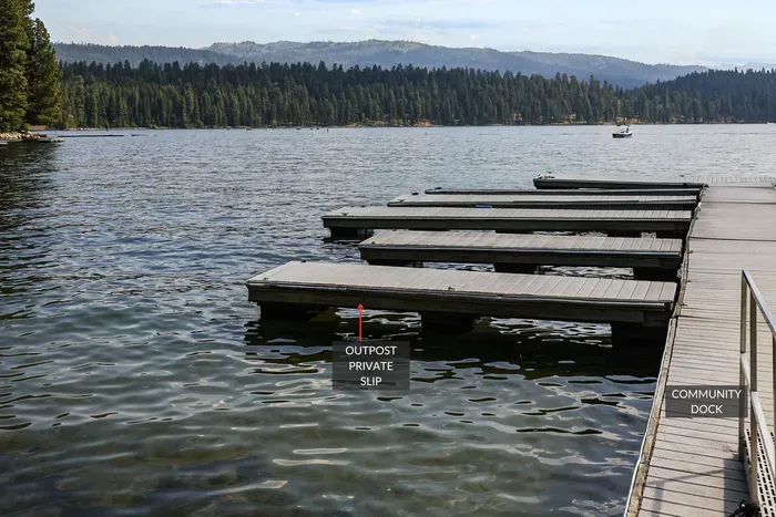 McCall at its finest! Stunning mountain backdrops surround Payette Lake, and with your own private boat slip it feels like your own private paradise