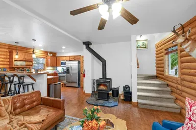 Head upstairs: full bath and two king bedrooms, providing a serene retreat where you can rest and recharge