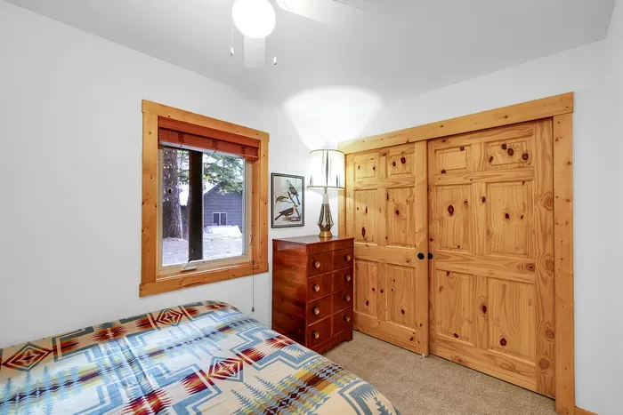 Downstairs queen bedrooms give night owls or teens their own level