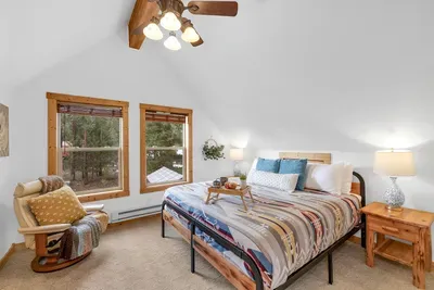Second upstairs king bedroom keeps couples and adults just as comfortable