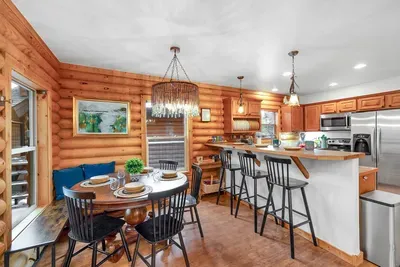 With light pouring in from every angle, this bright and breezy space is the perfect backdrop for your McCall memories