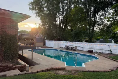 Pool Home with Entertainment Room — 6BR in Evansville, IN