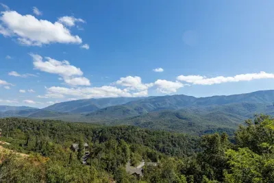 Look out 400 feet from the cabin!