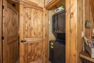 Convenience matters — enjoy the ease of having a full washer and dryer combo tucked neatly away for your use anytime.