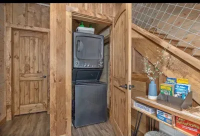 Convenience matters — enjoy the ease of having a full washer and dryer combo tucked neatly away for your use anytime.