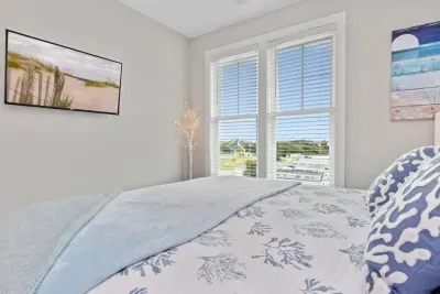 Cozy up & binge-watch!  Enjoy a restful night in this king bedroom with a 43” TCL Roku TV and endless entertainment options.