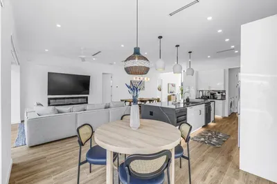 Bright open-plan living with stylish kitchen, dining, and lounge space