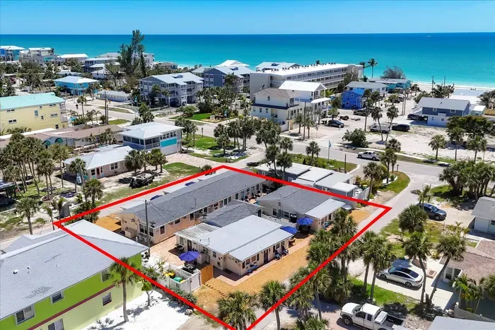 Beachside cottages with patios—steps to the Gulf, walk to dining.