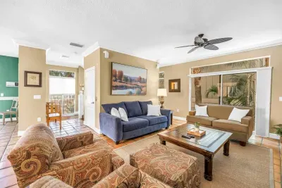 Living Room Delight: Enjoy vibrant decor, natural light, and inviting spaces for relaxation!
