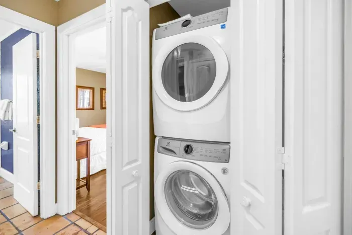 Laundry Room: Clean clothes at your fingertips—perfect for beach days and adventures!
