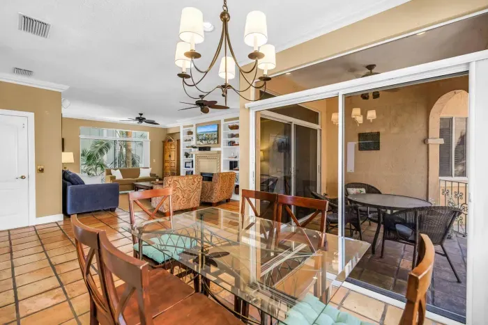 Dining and Living Area: Bright and airy space perfect for meals and relaxation with outdoor views!