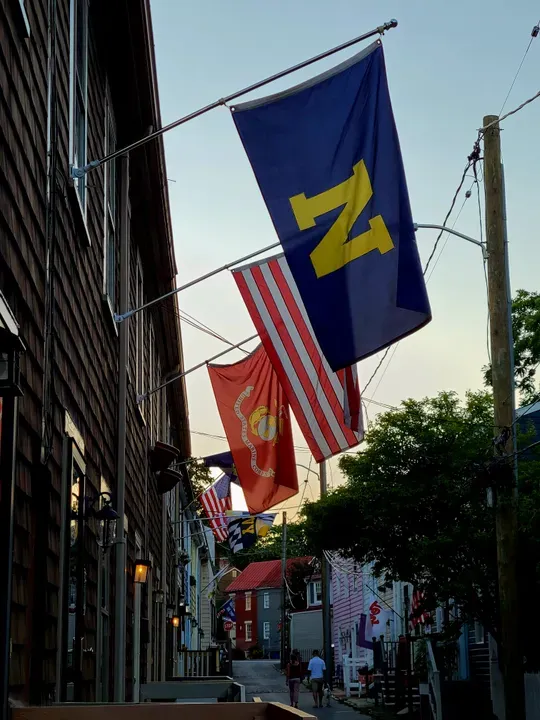 Flags on Fleet Street