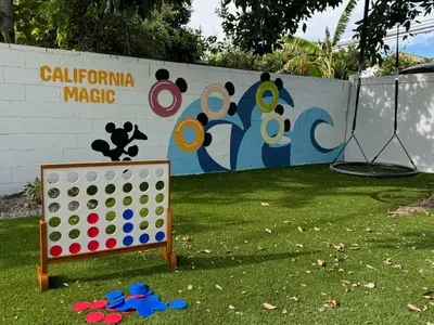 California Magic indeed. You know, we painted that mural ourselves, how did we do?
