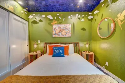 Sleep under the stars (literally) and dream of adventures in Neverland.