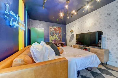 ️ The ultimate teen hangout by day, a comfy sleeper sofa by night—perfect for heroes needing their own HQ.