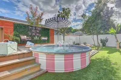 Dip, sip, and soak up the sunshine—your own mini Magic Kingdom pool.