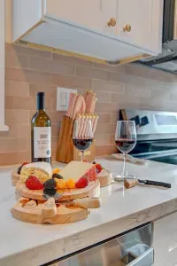 Cheese not included but you're welcome to use our Mickey shaped cheese board!