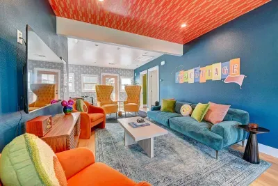 Step into Walt’s living room—retro vibes, iconic posters, and a little Disney nostalgia to make you feel right at home.