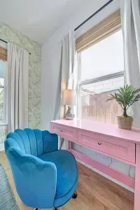 Yes, there’s a desk with inspirational views of the Coronado Bridge…but we vote “out of office.”