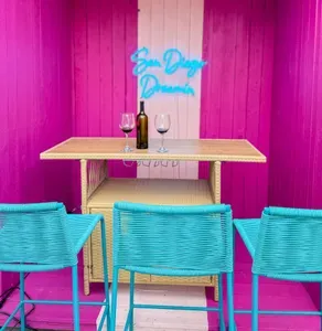 ✨ Neon vibes strong enough to make your Instagram glow.