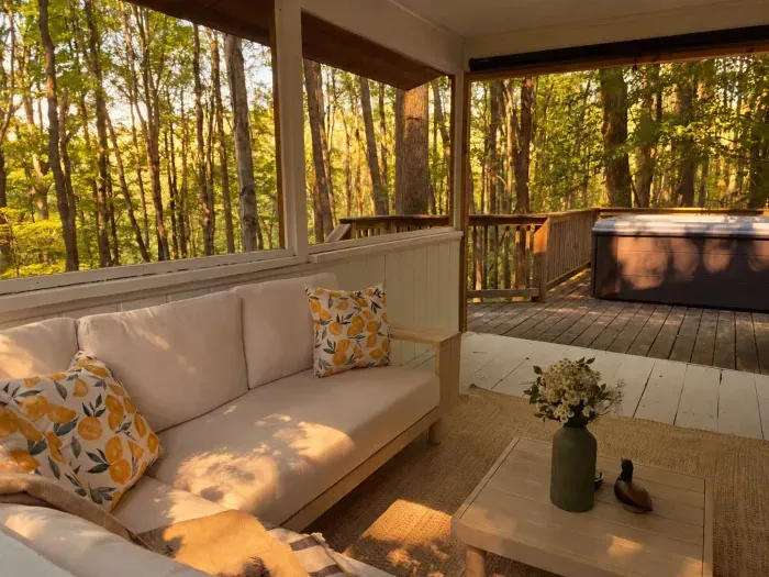 Romantic Secluded Log Cabin: Hot Tub, Movies - image 2 of 42