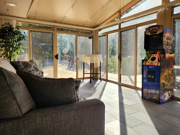 Spacious Lodge with Stocked Pond, Hot Tub, Games - image 29 of 38