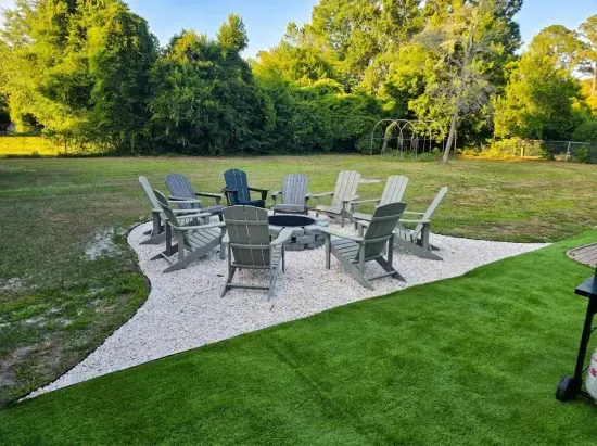Fire pit seating