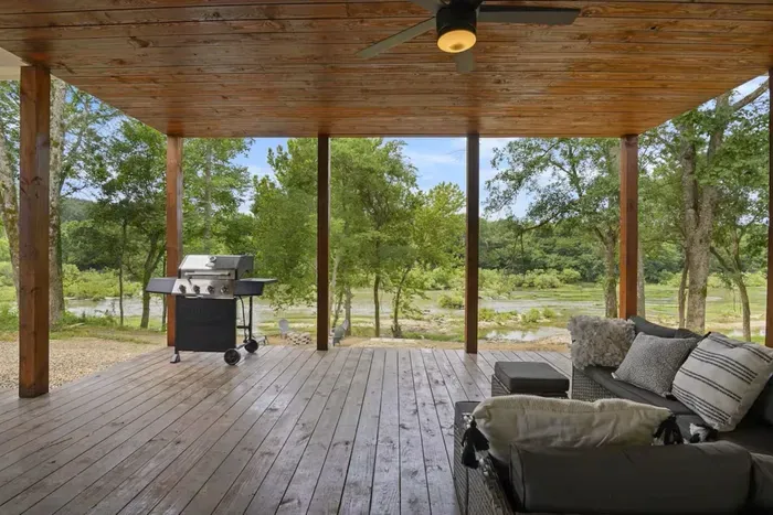 Large covered outdoor area