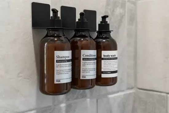 Shower essentials provided